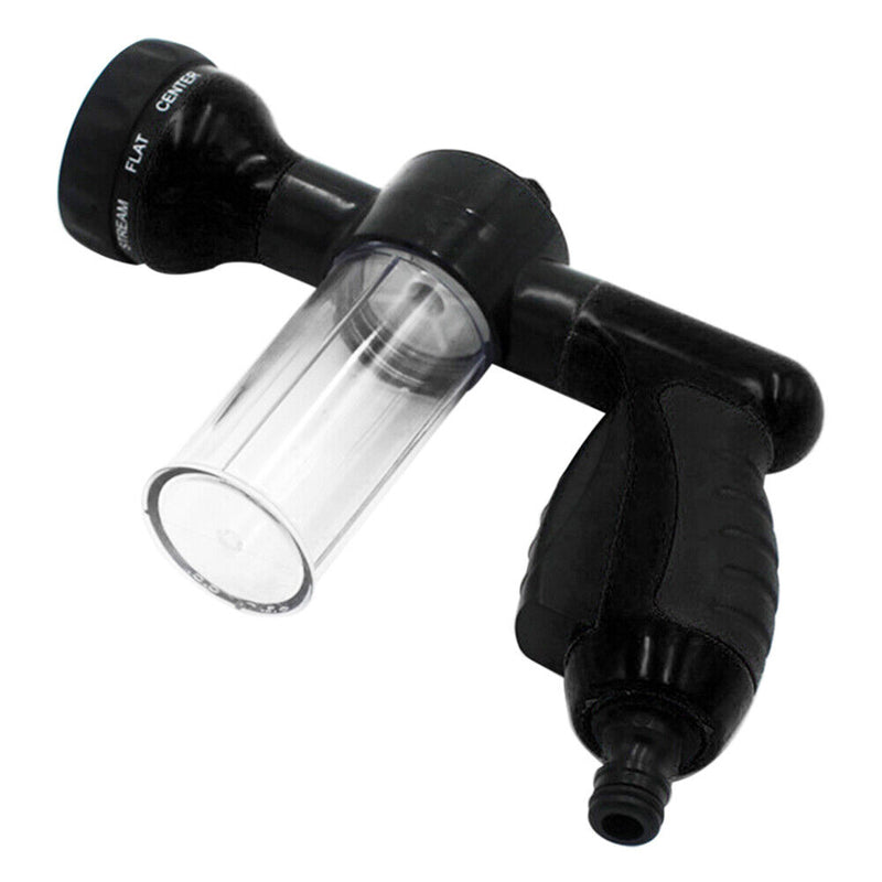 High Pressure Foam Water Gun 3 Gears Car Washer Nozzle Sprayer (Black)