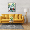 5D DIY Diamond Painting Snow House Embroidery Full Drill Cross Stitch Mosai