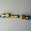 1/2" Brass Quick Connect Hose Fitting Male To Male Fast Garden Connector M5T9