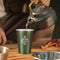 #A 350ml 4pcs Stainless Steel Water Mugs Camping Tableware Picnic Drinking Cups