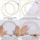 Accessories Flower Embroidery Needle Punch Embroidery Hoop Cross Stitch Kit