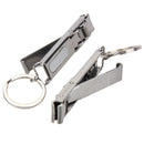 EDC Ultra-thin Foldable Hand Toe Nail Clippers Cutter Stainless Keychain