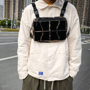 Oxford Vest Shoulder Bag Multi-function Waistcoat Unisex Hip Hop Streetwear P