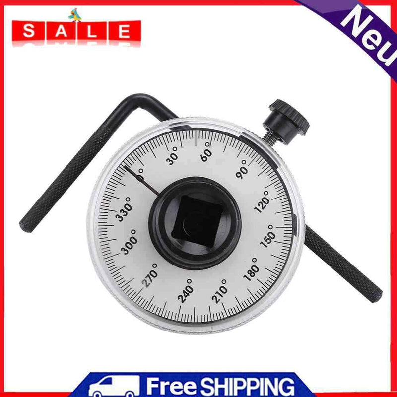 Adjustable 1/2 Inch Drive Torque Angle Gauge Car Garage Repair Hand Tool Set