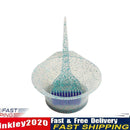 Professional Hair Dyeing Brush Bowl Hair Coloring Comb Mixing Bowls (Blue) Newly