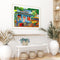 Street Coffee Shop Oil Paint By Numbers Kit DIY Acrylic Painting on Canvas