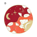 Accessories Animal Costume Jewelry Brooch Bagua Chart Brooch Enamel Badge