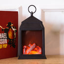 LED Fireplace Lantern Lamps Living Room Flame Christmas Night Light (C) Newly