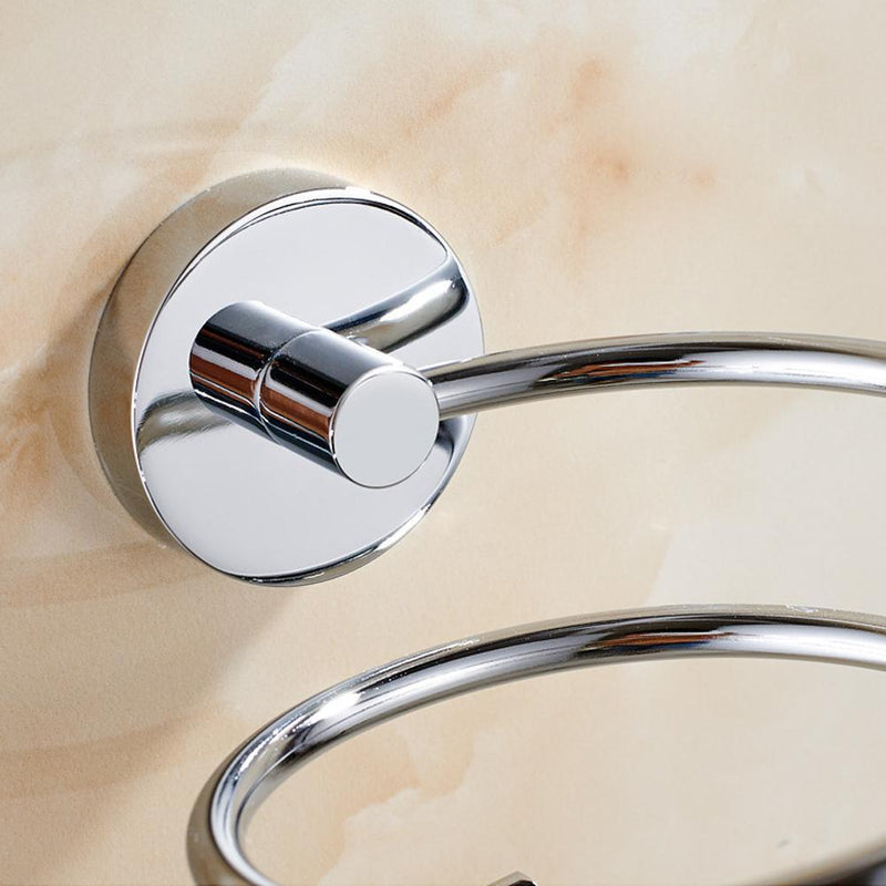 Stainless Steel Wall Mounted Hair Dryer Holder Drier Comb Holder Rack Stand