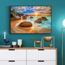 5D Diamond Painting DIY Sunrise beach Full Drill Round Rhinestone Newly