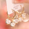 Women Wedding Party Opal Ear Stud Lily of The Valley Drop Earrings Earrings