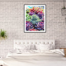 5D Succulents Plant Kit Full Square Drill Rhinestone DIY Diamond Painting Cra