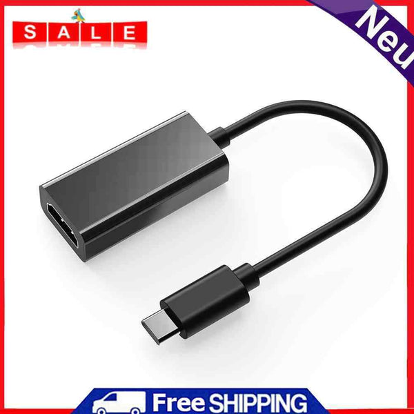 USB Type C to HDMI-Compatible Converter Cable 4K USB3.1 10Gbps HDTV Adapter Cord