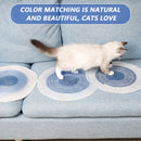 Cat Scratch Board Ramie Grinding Claw Care Mat Pet Scratcher Paw Pad (Blue)