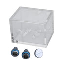 Water Tank for PC Water Cooling System with 2pcs Tube Connecters 1pc Block Newly
