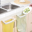 Hanging Cupboard Door Trash Towel Rack Storage Kitchen Garbage Bag Holder