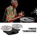 Finger Jingle Tambourine Percussion Tambourines Half Moon Handheld Y2 T0K1