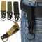 Water Bottle Hanger Hook Buckle Backpack Keychains Nylon Belt Carabiner