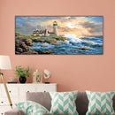 Lighthouse Oil Paint By Numbers Kits Canvas Picture Wall Art DIY Craft Colo