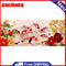 Full Embroidery DIY Canvas Print 11CT Cross Stitch Flowers Fishes Wall Decor Kit