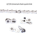 5 Pairs MTB Road Bike Chain Link Connector Chain Joint Buckles (6/7/8S)