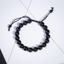 Jewelry Black Obsidian Bracelet Body Cleansing Reiki Crystal Healing Stone