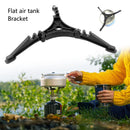 Outdoor Camping Gas Holder Tank Foldable Canister Tripod Stand Base Bottle Shelf