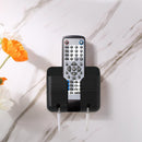 Sticky Wall Phone Charging Rack w/ Hook Remote Control Storage Box (Black) Newly