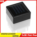 Outdoor LED Solar Post Headlamp Waterproof Fence Lamp Home Garden Lantern