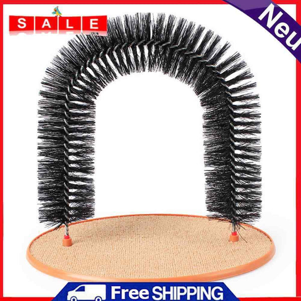 Pet Cat Massage Combs Arch Hair Grooming Scratcher Toys Hair Cleaning Brush Kit