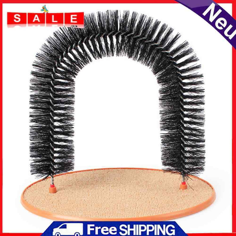 Pet Cat Massage Combs Arch Hair Grooming Scratcher Toys Hair Cleaning Brush Kit