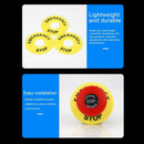 Switch Accessory Label Frame Label Emergency Stop Sign Mark Warning Circle