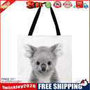 Koala Printed Shoulder Shopping Bag Casual Large Tote Handbag (40*40cm)