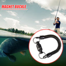 Magnetic Net Release Magnet Clip Holder Retractor with Cord for Fly Fishing