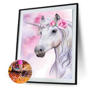 5D Diamond Painting Flowers Cartoon Horse Full Round Drill Mosaic DIY Rhinestone