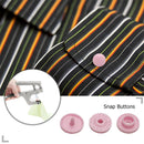 Akaddy 50pcs T5 Push Button Buttons Lock DIY Baby Clothing Push Button (Ro