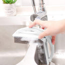 Folding Sponge Cleaning Brush Kitchen Bath Window Wall Glass Cleaner (White