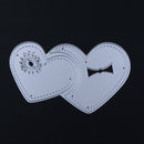 Heart Center DIY Metal Punch Molds Love Pattern Carbon Steel Stencils Scrapboo