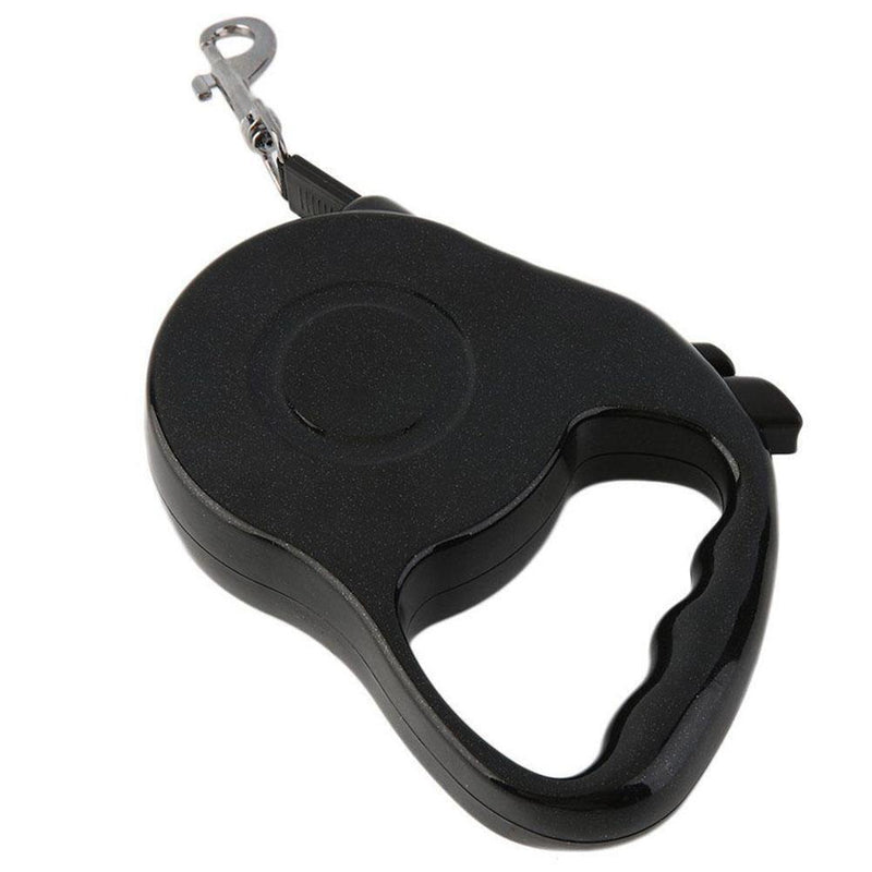 5m Retractable Pet Leash Traction Rope Walking Lead for Dogs Cat(Black)