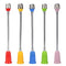 5pcs E27 LED Holder Universal Flexible Extension Lamp Socket(Blue)