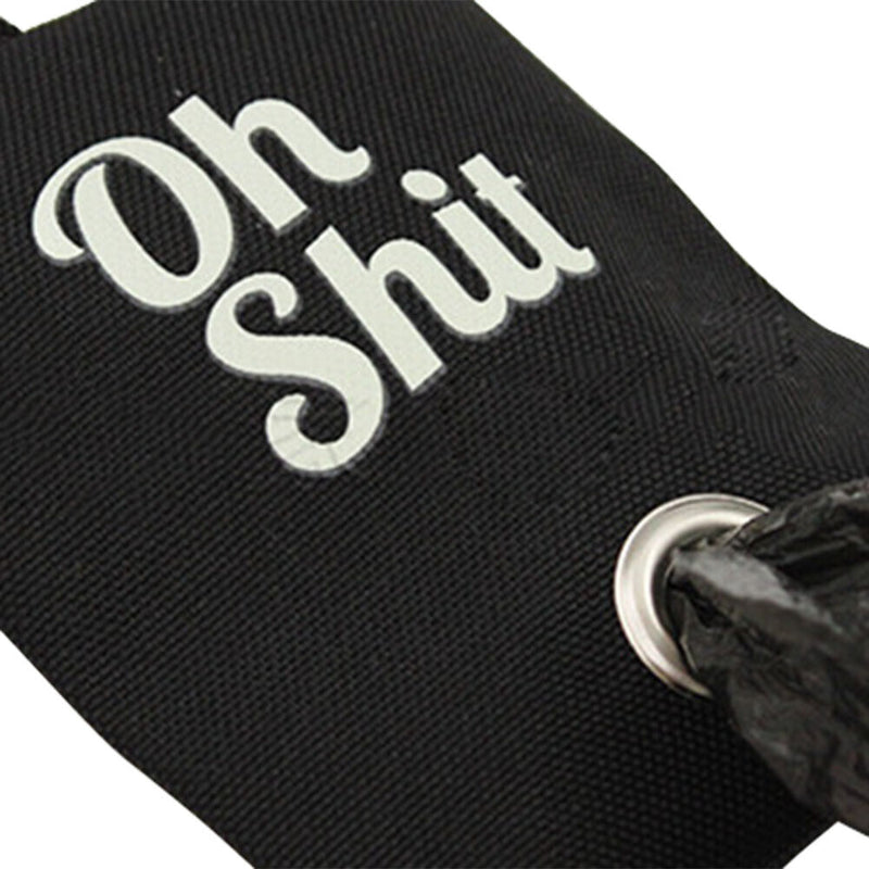 Pets Garbage Poop Bag Dispenser Dog Poop Waste Bag Holder Organizer (Black)