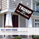 Donald Trump Flag Banner America Voting Customized Outdoor Yard Bunting 90x
