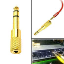 Stereo 6.35 Male To 3.5 Female Audio Adapter Stereo U4E8 Q7S3 Headphone L4G3