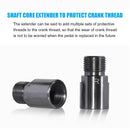 2pcs Aluminum Alloy Bicycle Pedal Extender MTB Bike Extension Shaft Riding Parts