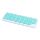 #A 31 Dividers Medicine Organizer Moisture-proof Grid Keyboard Vitamin Medicine