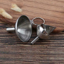 3 in 1 Portable Mini Steel Funnel Small Metal Portable K9A4 Funnels R2T6