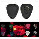 Portable PU Leather Guitar Picks Holder Bag with 6pcs Guitar Picks Guitar Parts