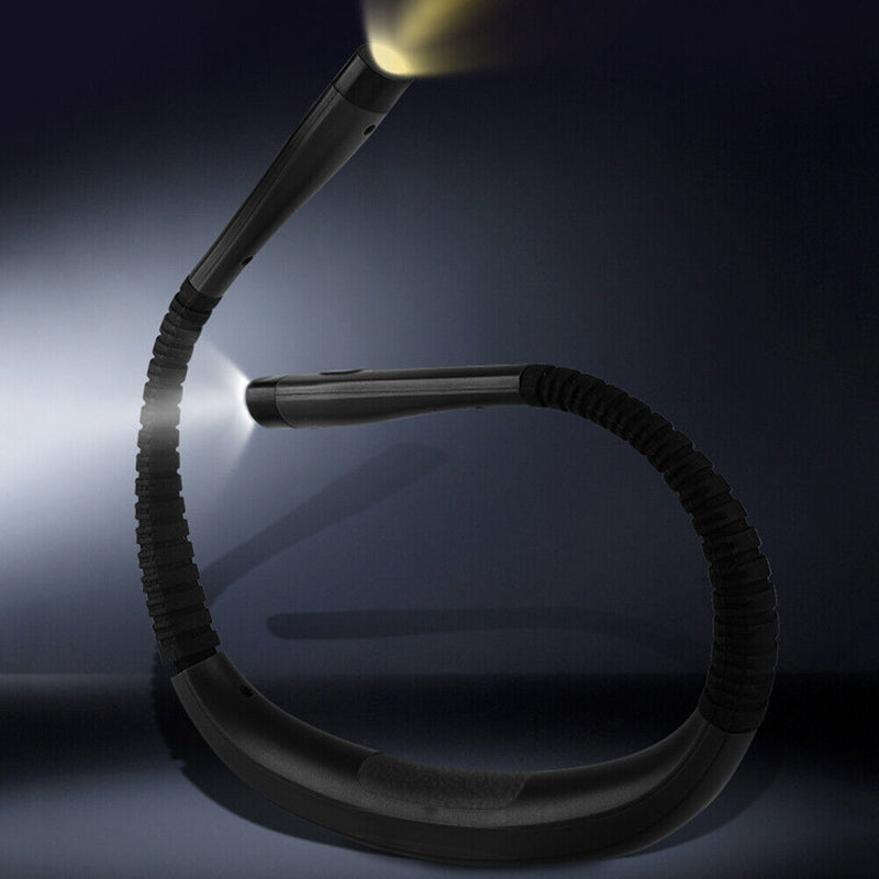 Book Light Flexible Handsfree LED USB Charging Neck Light Hug Reading Lamp Newly
