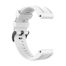 20mm Silicone Watch Band for Garmin Fenix 7S Sports Bracelet Strap (White) Newly