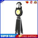Mini LED COB Keychain Flashlight Emergency Work Light Corkscrew+ Tripod (B)